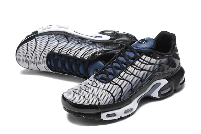 Nike Air Max Plus Black Red Blue Lifestyle Sneakers 10