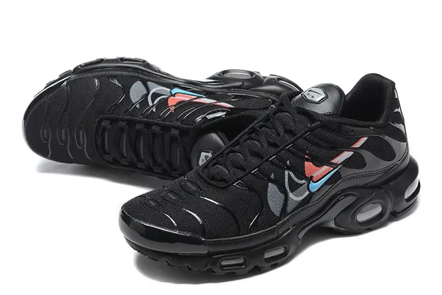 Nike Air Max Plus Black Red Blue Lifestyle Sneakers 21
