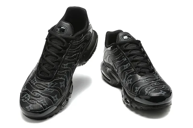 Nike Air Max Plus Monogram Brown Black Lifestyle Sneakers 3