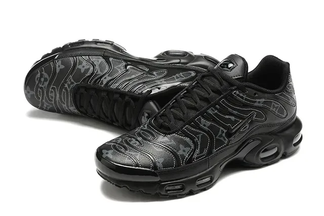 Nike Air Max Plus Monogram Brown Black Lifestyle Sneakers 5