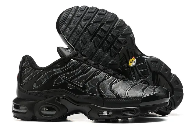Nike Air Max Plus Monogram Brown Black Lifestyle Sneakers 6