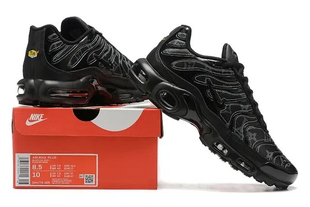 Nike Air Max Plus Monogram Brown Black Lifestyle Sneakers 7