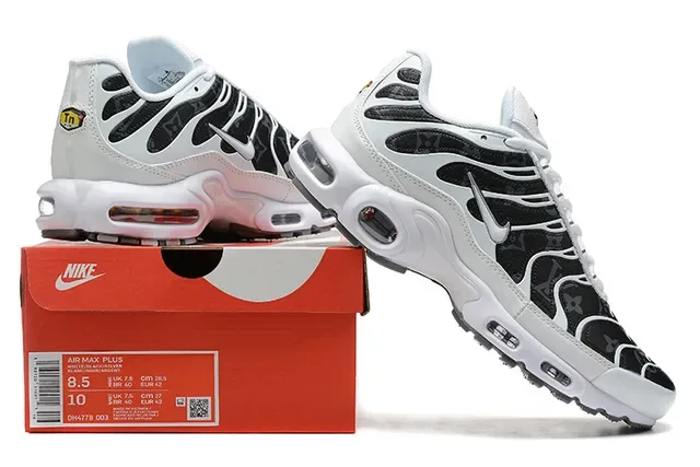 Nike Air Max Plus Monogram Brown Black Lifestyle Sneakers 18