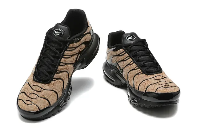 Nike Air Max Plus Monogram Brown Black Lifestyle Sneakers 20