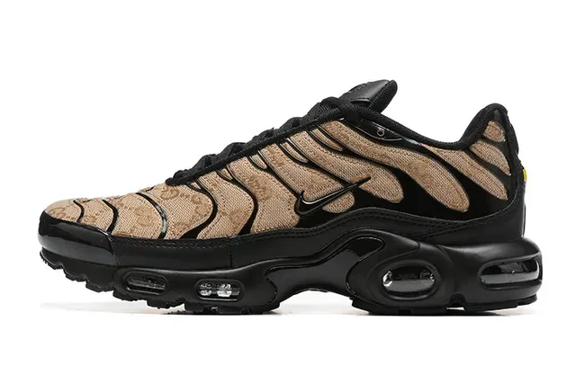 Nike Air Max Plus Monogram Brown Black Lifestyle Sneakers 21