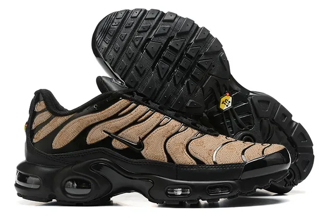 Nike Air Max Plus Monogram Brown Black Lifestyle Sneakers 23