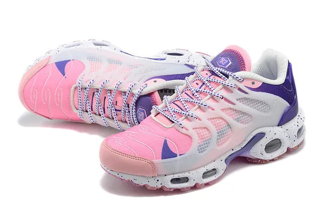 Nike Air Max Plus Pink Purple Speckled Lifestyle Sneakers 4