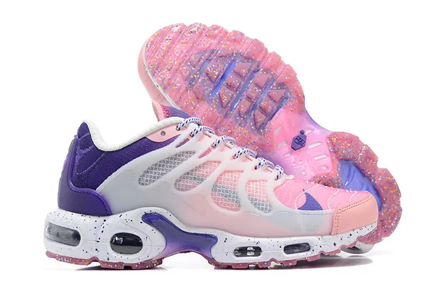 Nike Air Max Plus Pink Purple Speckled Lifestyle Sneakers 5