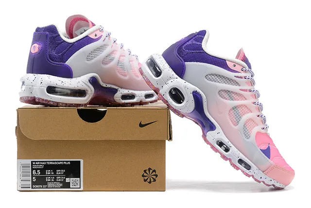 Nike Air Max Plus Pink Purple Speckled Lifestyle Sneakers 6