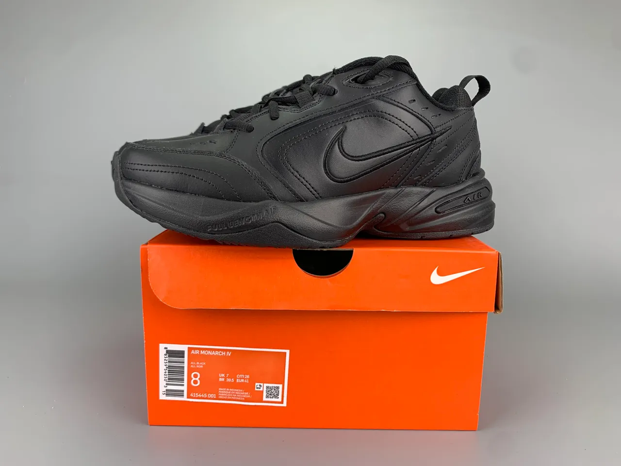 Nike Air Monarch IV Black Lifestyle Sneakers 3