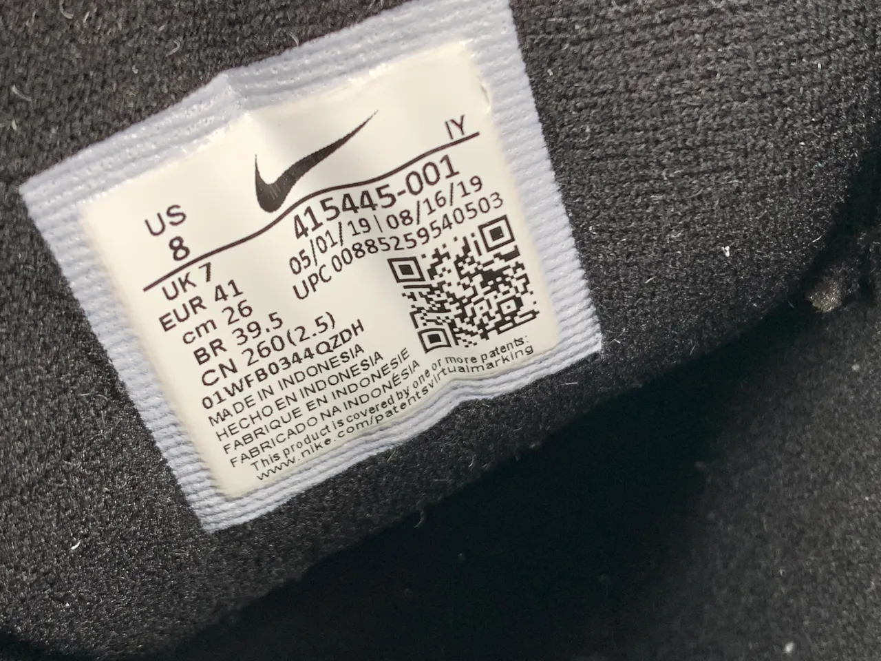 Nike Air Monarch IV Black Lifestyle Sneakers 4