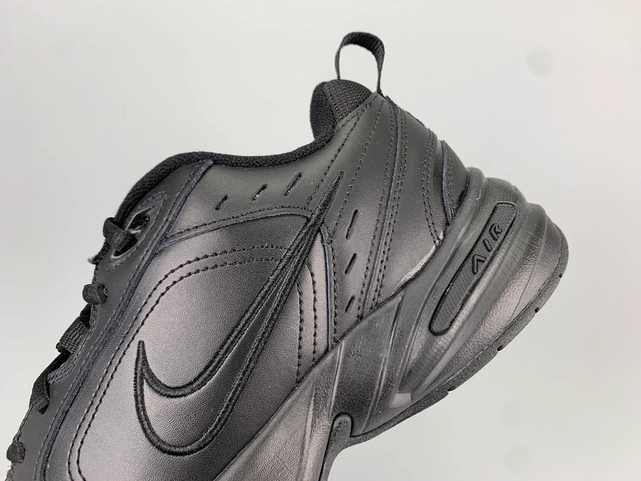 Nike Air Monarch IV Black Lifestyle Sneakers 5