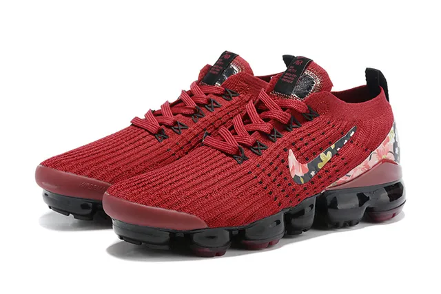 Nike Air VaporMax Floral Red Lifestyle Sneakers 2
