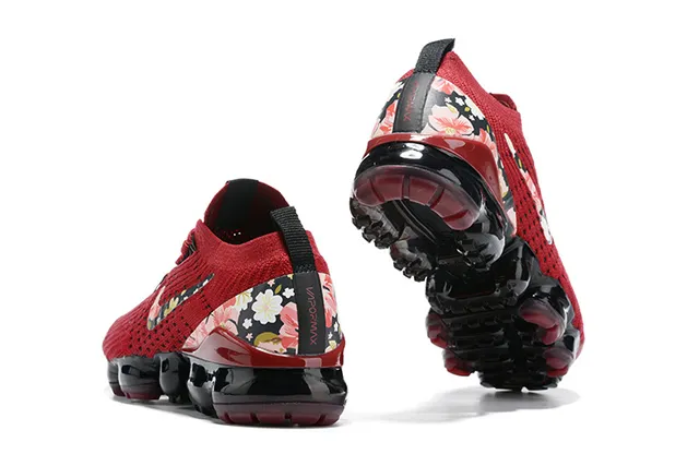 Nike Air VaporMax Floral Red Lifestyle Sneakers 5