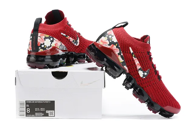 Nike Air VaporMax Floral Red Lifestyle Sneakers 8
