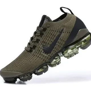 Nike Air VaporMax Flyknit Olive Green Lifestyle Sneakers