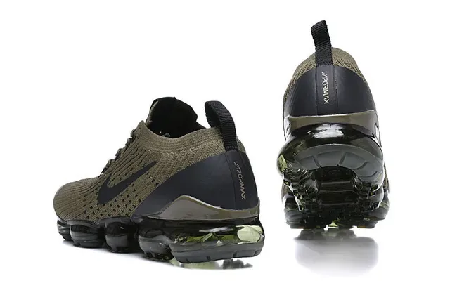 Nike Air VaporMax Flyknit Olive Green Lifestyle Sneakers 3
