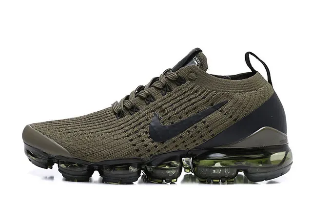 Nike Air VaporMax Flyknit Olive Green Lifestyle Sneakers 8
