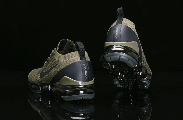Nike Air VaporMax Flyknit Olive Green Lifestyle Sneakers 11