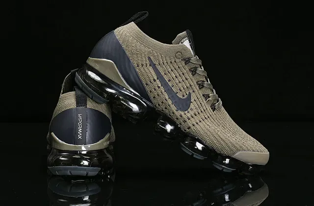 Nike Air VaporMax Flyknit Olive Green Lifestyle Sneakers 12