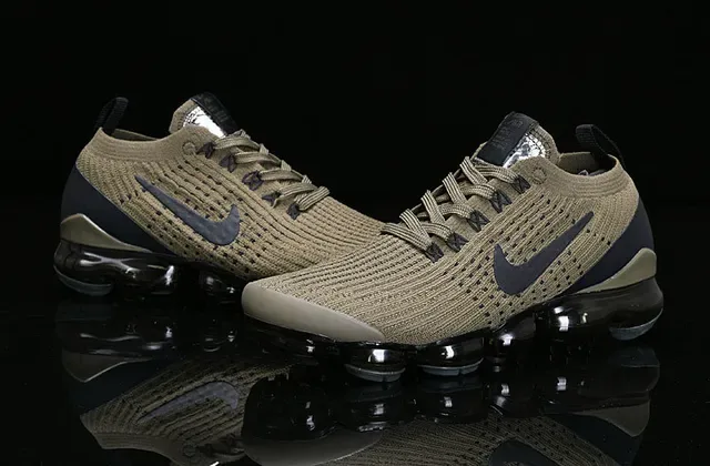 Nike Air VaporMax Flyknit Olive Green Lifestyle Sneakers 13