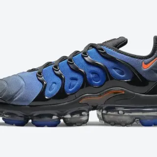 Nike Air VaporMax Plus Black Blue Orange Lifestyle Sneakers