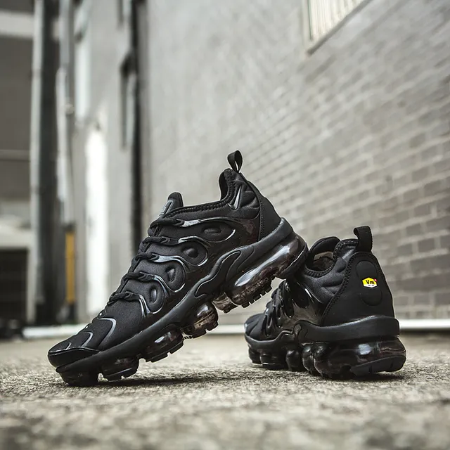 Nike Air VaporMax Plus Black Monochrome Lifestyle Sneakers 13