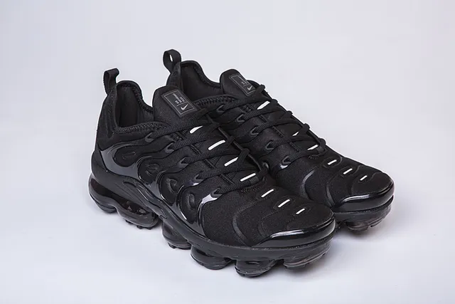 Nike Air VaporMax Plus Black Monochrome Lifestyle Sneakers 18