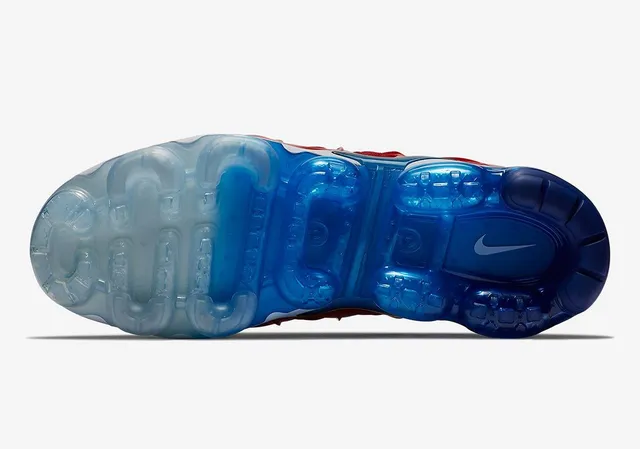 Nike Air VaporMax Plus Red Blue Lifestyle Sneakers 6