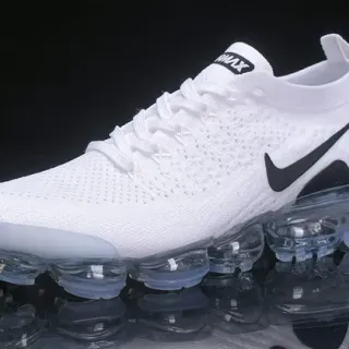 Nike Air VaporMax White Black Visible Air Lifestyle Sneakers