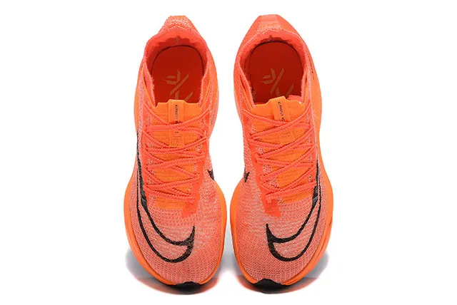 Nike Air Zoom Alphafly Orange Black Running Shoes 2