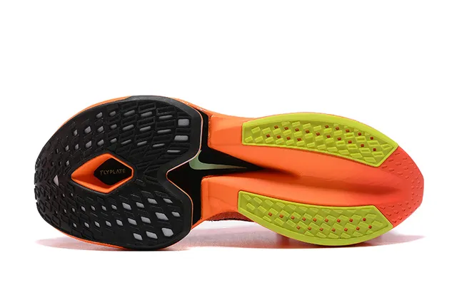 Nike Air Zoom Alphafly Orange Black Running Shoes 4