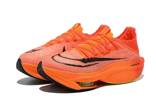 Nike Air Zoom Alphafly Orange Black Running Shoes 6