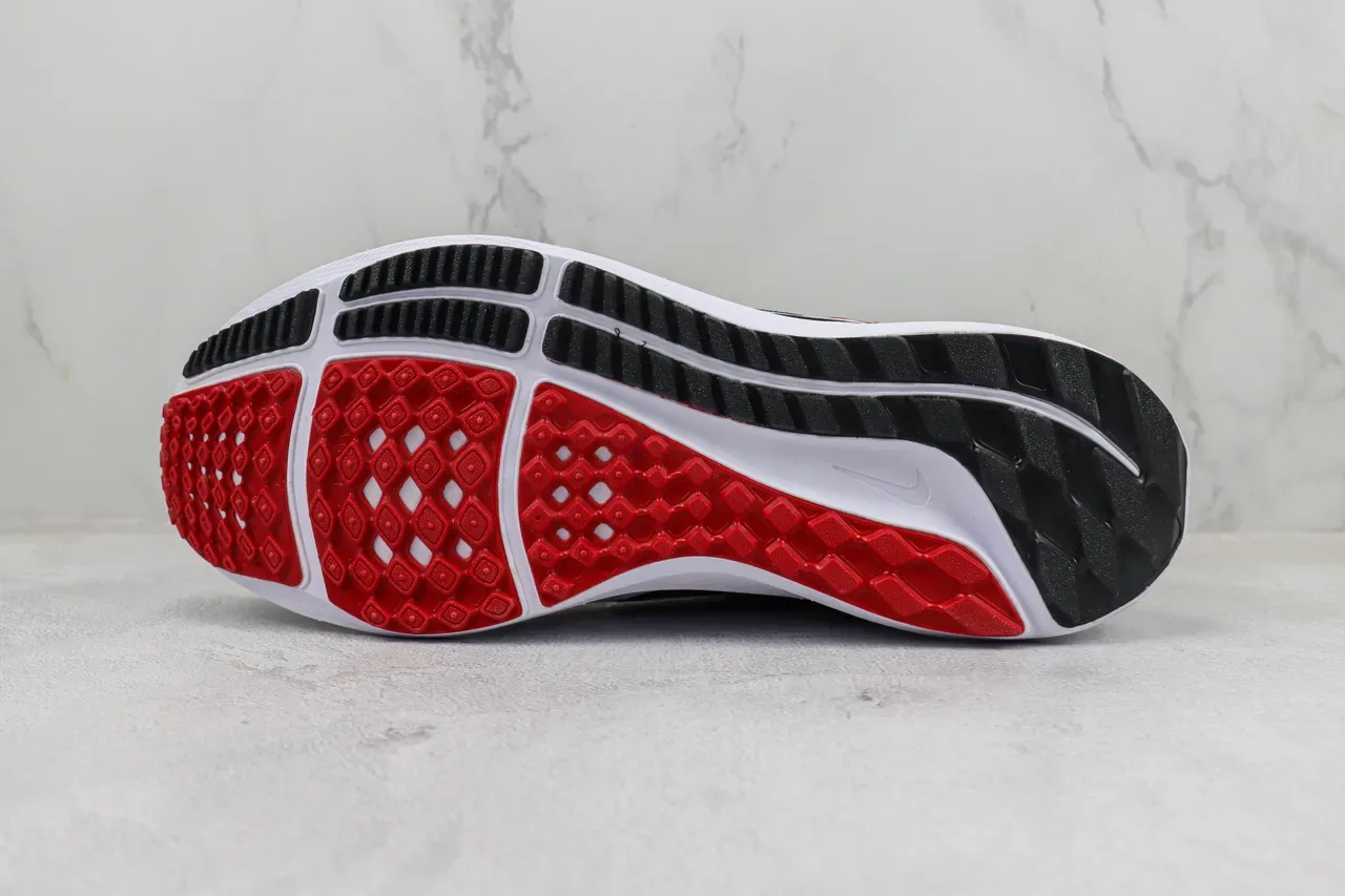 Nike Air Zoom Pegasus 40 Noir Rouge Blanc Chaussures de course 8