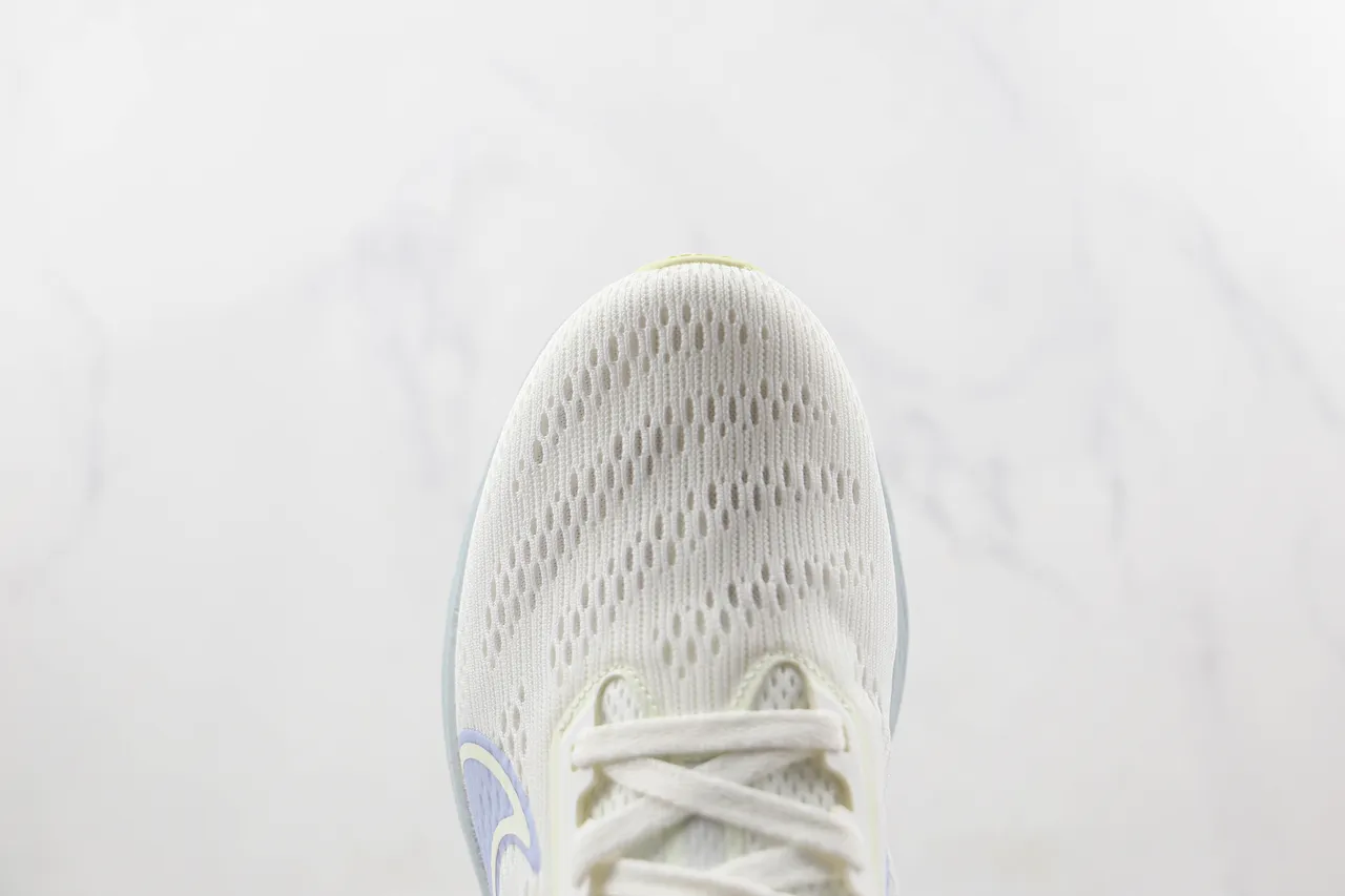 Nike Air Zoom Pegasus White and Light Blue Running Shoes 6