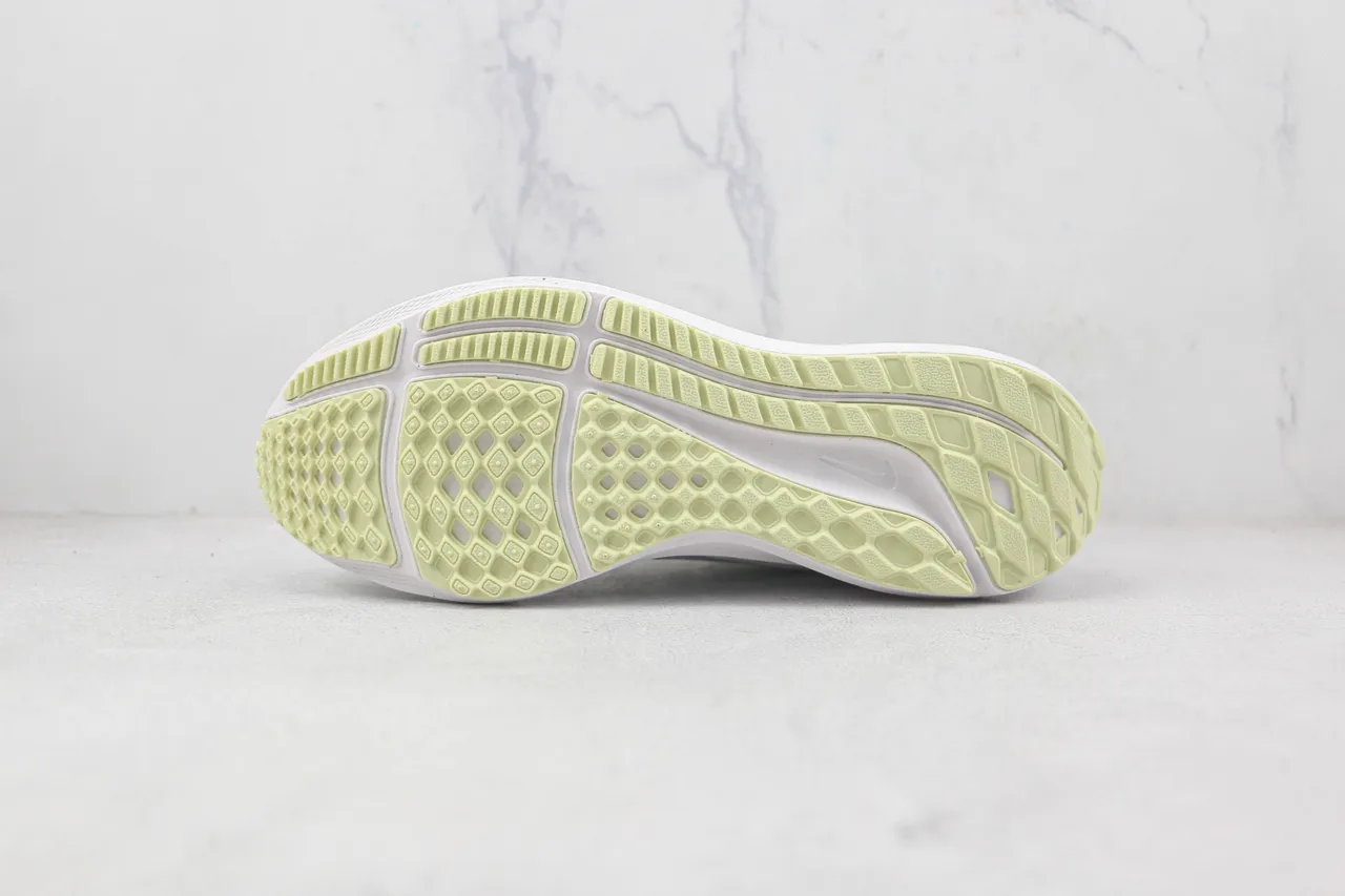 Nike Air Zoom Pegasus White and Light Blue Running Shoes 8