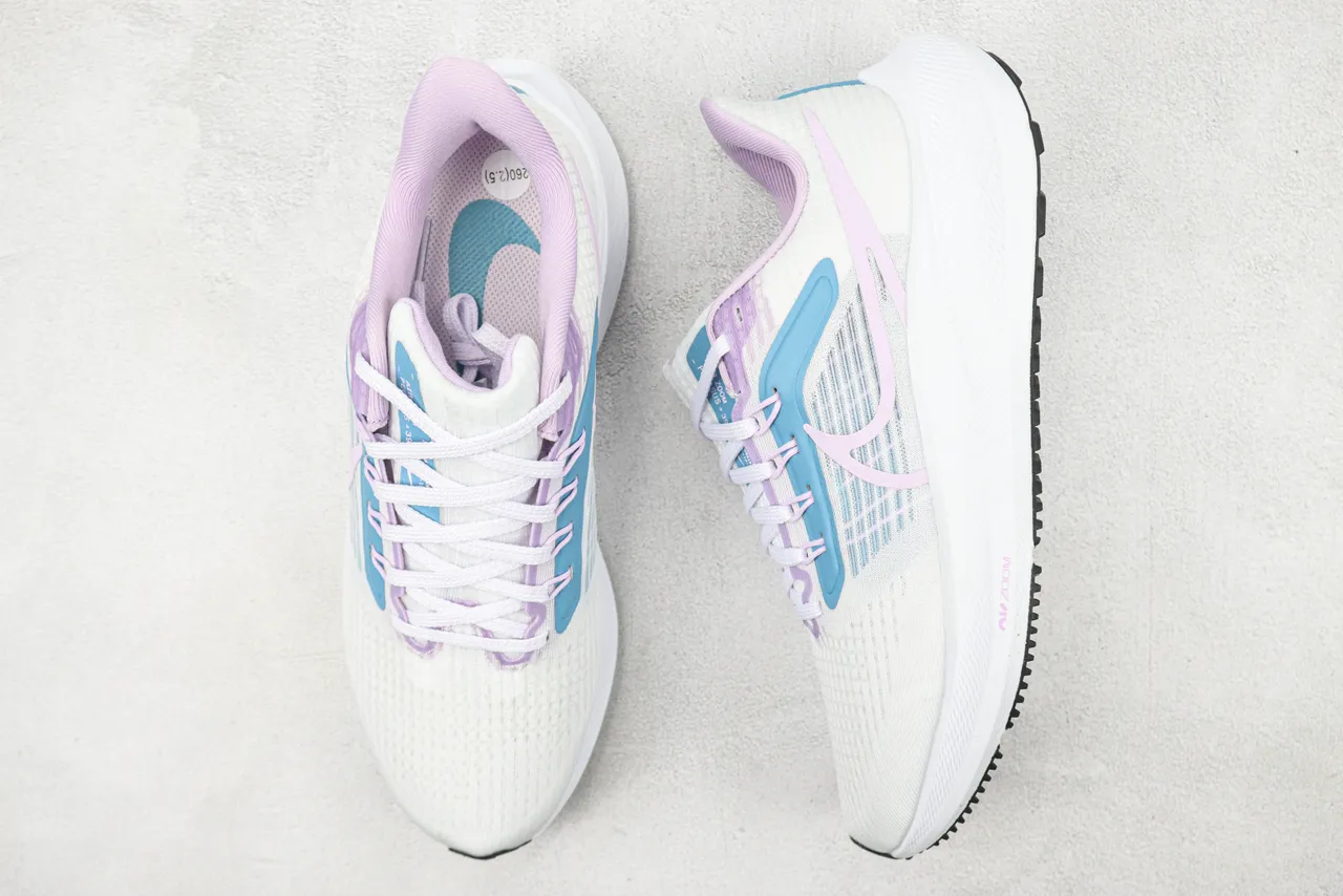 Nike Air Zoom Pegasus White Lavender Blue chaussures de course 3