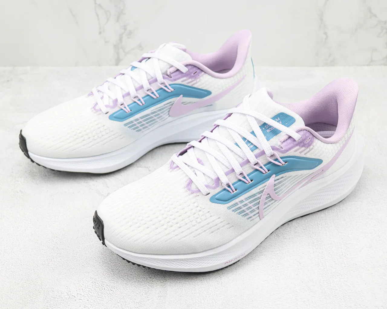 Nike Air Zoom Pegasus White Lavender Blue chaussures de course 4