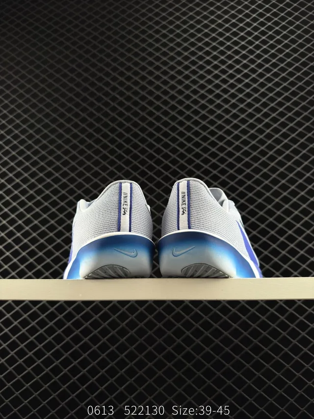 Nike Air Zoom Rival Fly 4 Gray Blue Knit Upper Gradient Swoosh Running Shoes 3