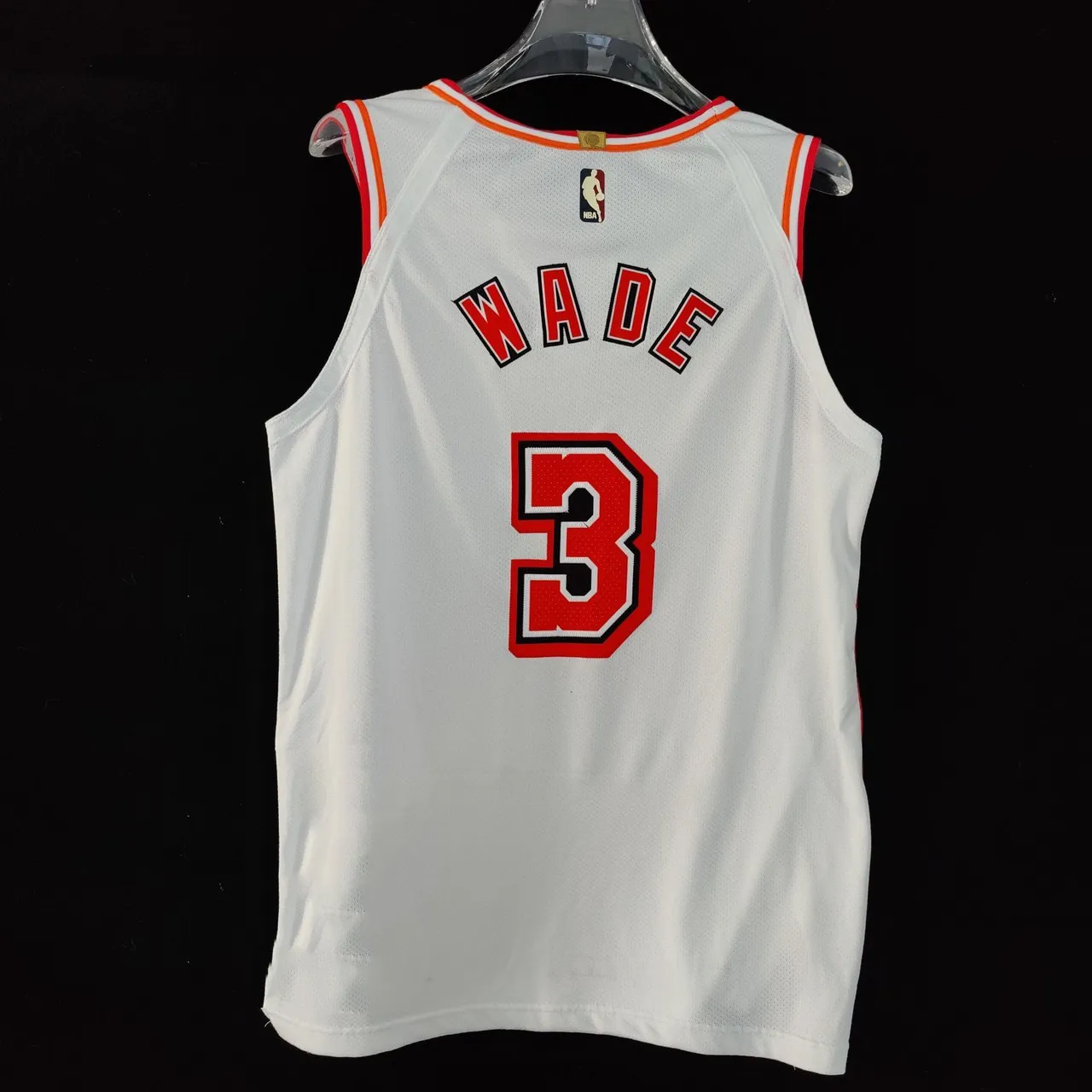 Nike Association Edition White Red Mesh Trim Piping Jersey 2