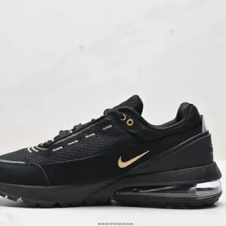 Nike Black and Gold Air Unit Lifestyle Sneakers