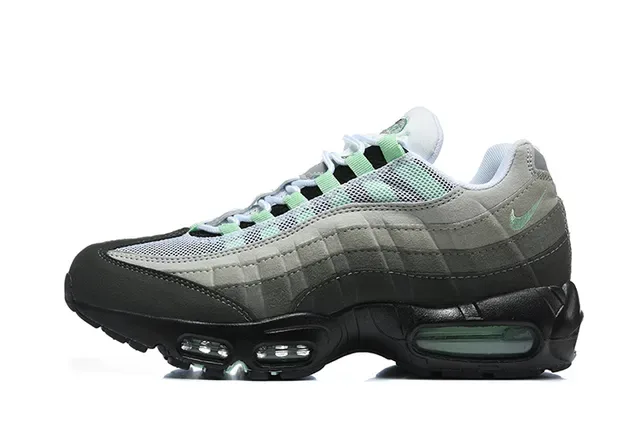 Nike Black Blue Multi-Panel Mesh And Synthetic Upper Visible Segmented Air Cushioning Lifestyle Sneakers 5