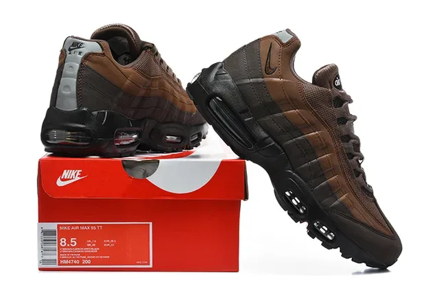 Nike Black Blue Multi-Panel Mesh And Synthetic Upper Visible Segmented Air Cushioning Lifestyle Sneakers 8