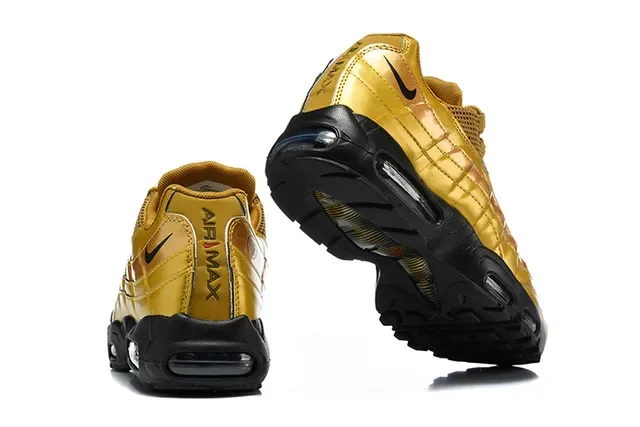 Nike Black Blue Multi-Panel Mesh And Synthetic Upper Visible Segmented Air Cushioning Lifestyle Sneakers 15