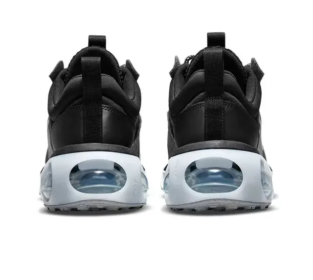 Nike Black Gray Mesh Upper Visible Air Unit Lifestyle Sneakers 4