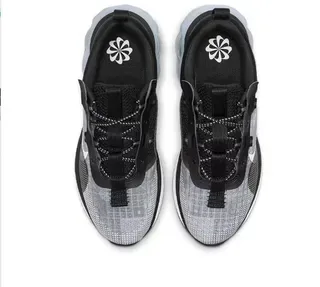 Nike Black Gray Mesh Upper Visible Air Unit Lifestyle Sneakers 5