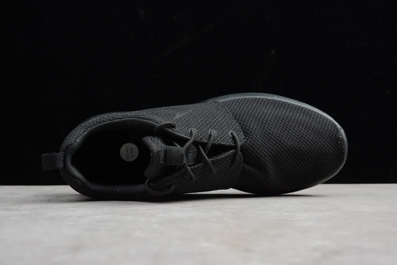 Nike Black Knit Mesh Upper One-Piece Foam Sole Lifestyle Sneakers 11
