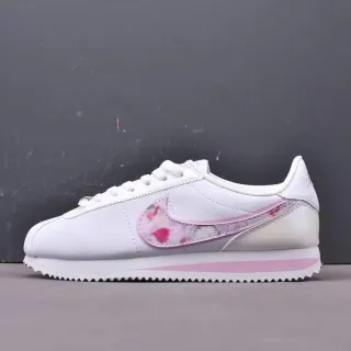 Nike Cortez Floral Print White Pink Lifestyle Sneakers