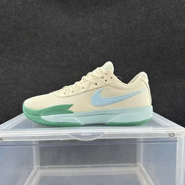 Nike Court Air Zoom Zero Beige Green Lifestyle Sneakers 2