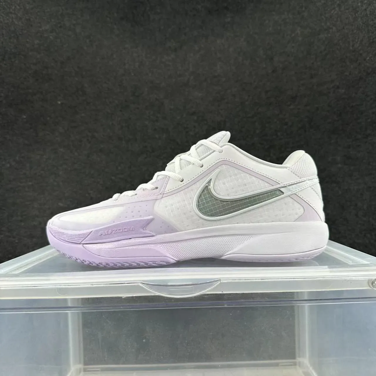 Nike Court Lite White Purple Low-Top Mesh-and-Synthetic Lifestyle Sneakers 2